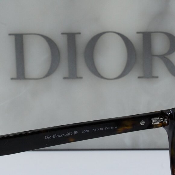 FINAL PRICE NEW DIOR DiorBlacksuitO RF 2000 HAVANA EYEGLASSES - Picture 6 of 8
